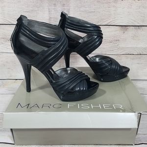 NWT Marc Fisher Sushi leather heels